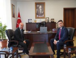 Kaymakam Kazar�a ilk ziyaret Ba�kan Oral�dan